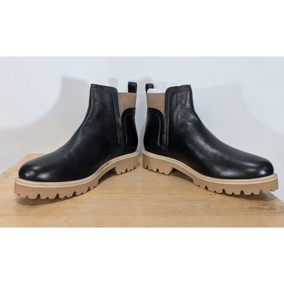 Signature by Journee Collection Bristol Black Chelsea  Boots Women’s 8.5 NWT - Picture 2 of 8